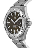 Buy Shop Tag Heuer Aquaracer Calibre 5 Automatic Sunray Brown Dial Silver Steel Strap Watch for Men - WAY2018.BA0927 USA Online