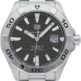 Buy Shop Tag Heuer Aquaracer Calibre 5 Automatic Sunray Brown Dial Silver Steel Strap Watch for Men - WAY2018.BA0927 USA Online
