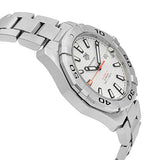 Buy Shop Tag Heuer Aquaracer Calibre 5 Automatic White Dial Silver Steel Strap Watch for Men - WAY2013.BA0927 USA Online