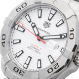 Buy Shop Tag Heuer Aquaracer Calibre 5 Automatic White Dial Silver Steel Strap Watch for Men - WAY2013.BA0927 USA Online
