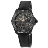 Buy Shop Tag Heuer Aquaracer Calibre 5 Black NATO Strap Carbon Dial Watch for Men - WBD218A.FC6445 USA Online