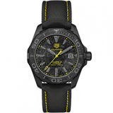 Buy Shop Tag Heuer Aquaracer Calibre 5 Black NATO Strap Carbon Dial Watch for Men - WBD218B.FC6446 USA Online