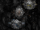 Buy Shop Tag Heuer Aquaracer Calibre 5 Black Nylon Strap Carbon Dial Watch for Men - WBD218C.FC6447 USA Online