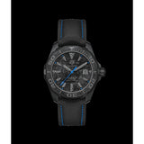 Buy Shop Tag Heuer Aquaracer Calibre 5 Black Nylon Strap Carbon Dial Watch for Men - WBD218C.FC6447 USA Online