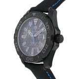 Buy Shop Tag Heuer Aquaracer Calibre 5 Black Nylon Strap Carbon Dial Watch for Men - WBD218C.FC6447 USA Online