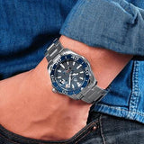 Buy Shop Tag Heuer Aquaracer Calibre 5 Blue Dial Silver Steel Strap Watch for Men - WAY211C.BA0928 USA Online