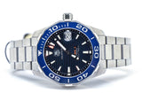 Buy Shop Tag Heuer Aquaracer Calibre 5 Blue Dial Silver Steel Strap Watch for Men - WAY211C.BA0928 USA Online