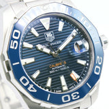 Buy Shop Tag Heuer Aquaracer Calibre 5 Blue Dial Silver Steel Strap Watch for Men - WAY211C.BA0928 USA Online