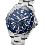 Buy Shop Tag Heuer Aquaracer Calibre 5 Blue Dial Silver Steel Strap Watch for Men - WAY211C.BA0928 USA Online