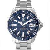 Buy Shop Tag Heuer Aquaracer Calibre 5 Blue Dial Silver Steel Strap Watch for Men - WAY211C.BA0928 USA Online