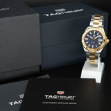 Buy Shop Tag Heuer Aquaracer Calibre 5 Blue Dial Two Tone Steel Strap Watch for Women - WBD2120.BB0930 USA Online