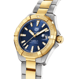 Buy Shop Tag Heuer Aquaracer Calibre 5 Blue Dial Two Tone Steel Strap Watch for Women - WBD2120.BB0930 USA Online