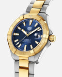 Buy Shop Tag Heuer Aquaracer Calibre 5 Blue Dial Two Tone Steel Strap Watch for Women - WBD2120.BB0930 USA Online