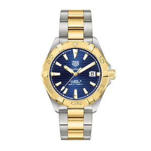 Buy Shop Tag Heuer Aquaracer Calibre 5 Blue Dial Two Tone Steel Strap Watch for Women - WBD2120.BB0930 USA Online