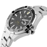 Buy Shop Tag Heuer Aquaracer Calibre 5 Grey Dial Silver Steel Strap Watch for Men - WBD2113.BA0928 USA Online