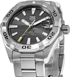 Buy Shop Tag Heuer Aquaracer Calibre 5 Grey Dial Silver Steel Strap Watch for Men - WBD2113.BA0928 USA Online