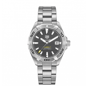 Buy Shop Tag Heuer Aquaracer Calibre 5 Grey Dial Silver Steel Strap Watch for Men - WBD2113.BA0928 USA Online