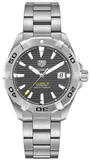 Buy Shop Tag Heuer Aquaracer Calibre 5 Grey Dial Silver Steel Strap Watch for Men - WBD2113.BA0928 USA Online