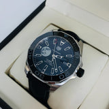 Buy Shop Tag Heuer Aquaracer Calibre 5 Moon Black Dial Black Nylon Strap Watch for Men - WAY201J.FC6370 USA Online