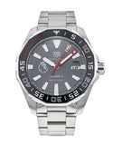 Buy Shop Tag Heuer Aquaracer Calibre 5 Premiere League Edition Black Dial Silver Stainless Steel Watch for Men - WAY201D.BA0927 USA Online