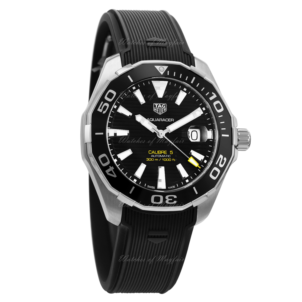 Buy Shop Tag Heuer Aquaracer Black Dial Watch for Men - WAY201A.FT6142 USA Online