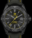 Buy Shop Tag Heuer Aquaracer Carbon Dial Watch for Men - WBD218B.FC6446 USA Online