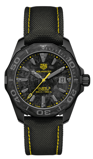 Buy Shop Tag Heuer Aquaracer Carbon Dial Watch for Men - WBD218B.FC6446 USA Online