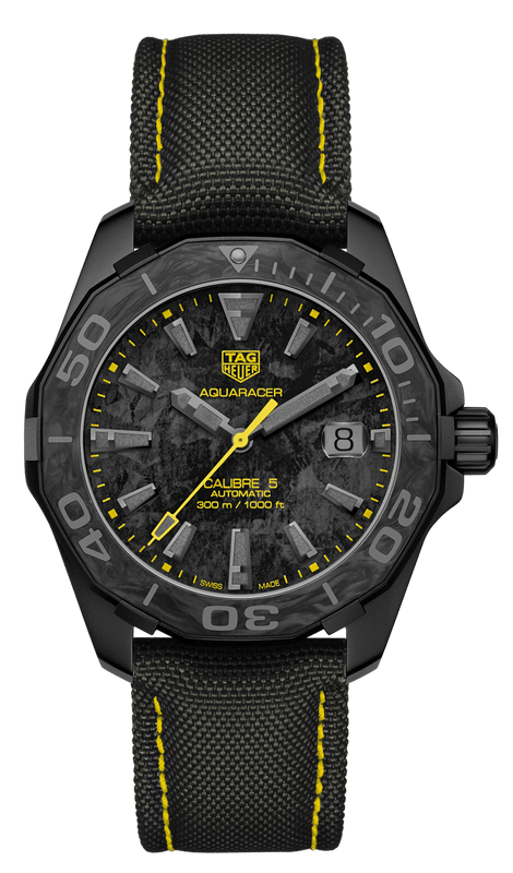 Buy Shop Tag Heuer Aquaracer Carbon Dial Watch for Men - WBD218B.FC6446 USA Online