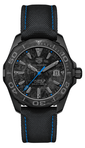 Buy Shop Tag Heuer Aquaracer Carbon Dial Watch for Men - WBD218C.FC6447 USA Online