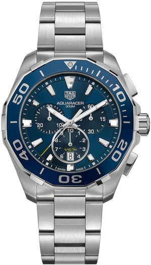 Buy Shop Tag Heuer Aquaracer Blue Dial Watch for Men - CAY111B.BA0927 USA Online
