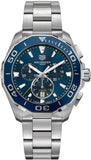 Buy Shop Tag Heuer Aquaracer Blue Dial Watch for Men - CAY111B.BA0927 USA Online