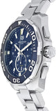 Buy Shop Tag Heuer Aquaracer Blue Dial SIlver Steel Strap Watch for Men - CAY111B.BA0927 USA Online