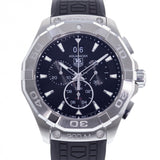 Buy Shop Tag Heuer Aquaracer Chronograph Black Dial Black Rubber Strap Watch for Men - CAY1110.FT6041 USA Online