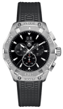 Buy Shop Tag Heuer Aquaracer Chronograph Black Dial Black Rubber Strap Watch for Men - CAY1110.FT6041 USA Online