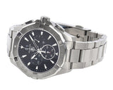 Buy Shop Tag Heuer Aquaracer Chronograph Black Dial Silver Steel Strap Watch for Men - CAY1110.BA0927 USA Online