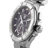 Buy Shop Tag Heuer Aquaracer Chronograph Black Dial Silver Steel Strap Watch for Men - CAY1110.BA0927 USA Online