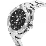 Buy Shop Tag Heuer Aquaracer Chronograph Black Dial Silver Steel Strap Watch for Men - CAY1110.BA0927 USA Online