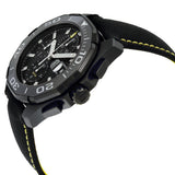 Buy Shop Tag Heuer Aquaracer Chronograph PVD Black Dial Black Nylon Strap Watch for Men - CAY218A.FC6361 USA Online