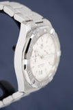 Buy Shop Tag Heuer Aquaracer Chronograph White Dial Silver Steel Strap Watch for Men - WAY111Y.BA0928 USA Online