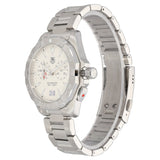 Buy Shop Tag Heuer Aquaracer Chronograph White Dial Silver Steel Strap Watch for Men - WAY111Y.BA0928 USA Online