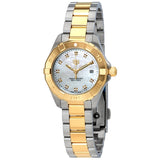 Buy Shop Tag Heuer Aquaracer Diamonds Mother of Pearl Dial Two Tone Steel Strap Watch for Men - WBD1422.BB0321 USA Online