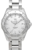 Buy Shop Tag Heuer Aquaracer Diamonds Mother of Pearl Dial Silver Steel Strap Watch for Women - WBD131B.BA0748 USA Online