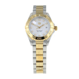 Buy Shop Tag Heuer Aquaracer Diamonds Mother of Pearl Dial Two Tone Steel Strap Watch for Men - WBD1422.BB0321 USA Online