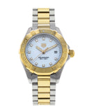 Buy Shop Tag Heuer Aquaracer Diamonds Mother of Pearl Dial Two Tone Steel Strap Watch for Men - WBD1422.BB0321 USA Online