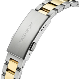 Tag Heuer Aquaracer Diamonds Mother of Pearl Dial Two Tone Steel Strap Watch for Men - WBD1422.BB0321