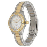Buy Shop Tag Heuer Aquaracer Diamonds Mother of Pearl Dial Two Tone Steel Strap Watch for Women - WBD1321.BB0320 USA Online