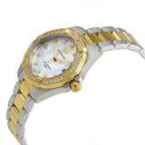 Buy Shop Tag Heuer Aquaracer Diamonds Mother of Pearl Dial Two Tone Steel Strap Watch for Women - WBD1323.BB0320 USA Online