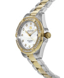 Buy Shop Tag Heuer Aquaracer Diamonds Mother of Pearl Dial Two Tone Steel Strap Watch for Women - WBD1323.BB0320 USA Online