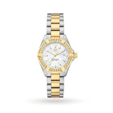 Buy Shop Tag Heuer Aquaracer Diamonds Mother of Pearl Dial Two Tone Steel Strap Watch for Women - WBD1421.BB0321 USA Online