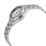 Buy Shop Tag Heuer Aquaracer Diamonds Mother of Pearl White Dial Silver Steel Strap Watch for Women - WBD1413.BA0741 USA Online